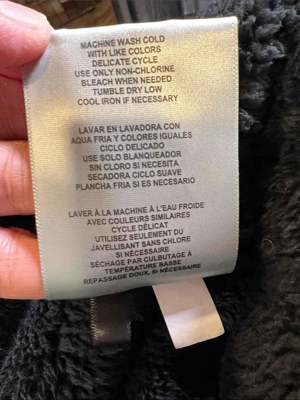 Levi’s 4XL black hooded utility jacket